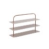 happimess Minimalist 24.5" 9-Pair 3-Tier Iron Thin Flat Plate Shoe Rack - 2 of 4
