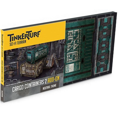 TinkerTurf Sci-Fi Terrain: Cargo Containers Series 2 Add-On - Neutral Theme