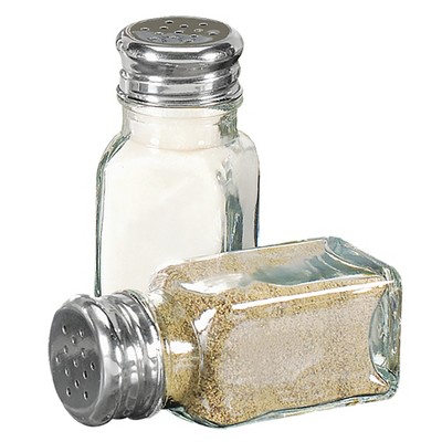 Home Basics 2 oz. Salt and Pepper Shaker, Clear
