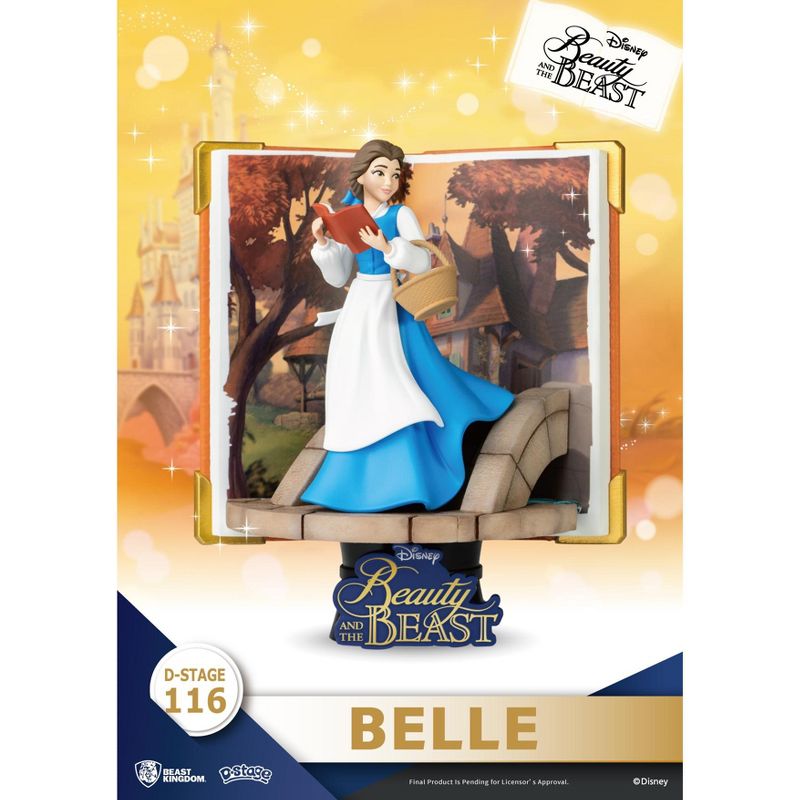 DISNEY Diorama Stage-116-Story Book Series-Belle (D-Stage), 1 of 6