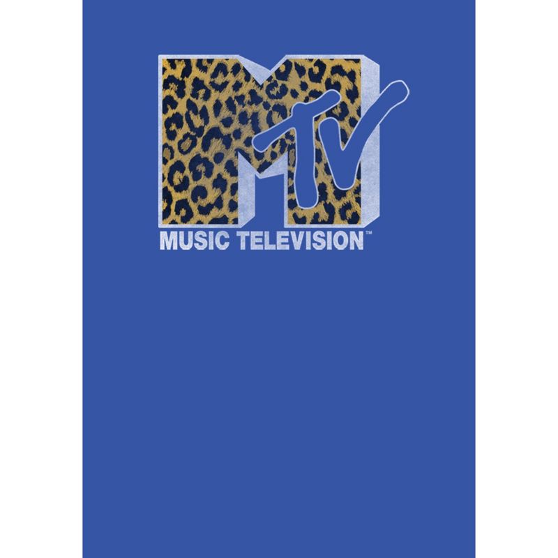 Men's MTV Cheetah Print Logo Sweatshirt, 2 of 5
