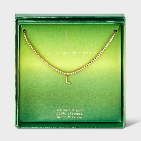 A new day hot sale letter necklace