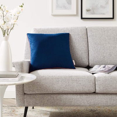 Modway Accentuate 18 Performance Velvet Throw Pillow