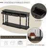 Dexmalle Retro Senior Console with 4 Front Facing Storage Drawers and 1 Shelf - 4 of 4