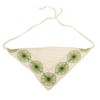Unique Bargains Knitted Triangle Bandana Beige 2Pcs - 4 of 4