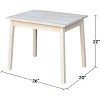 International Concepts Unfinished Child's Table - 2 of 4