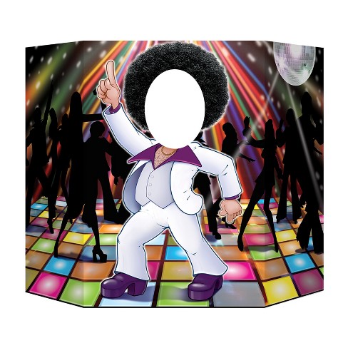 Beistle Disco Couple Photo Prop, 3' 1" x 25", (1/Pkg) Multicolored - image 1 of 3