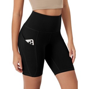 FIONECA Women's Tummy Control Biker Shorts 2.0 with Pockets High Waist Athletic Workout Yoga Shorts-3.5''/ 5"/ 8" / 10" Inseam - 1 of 4