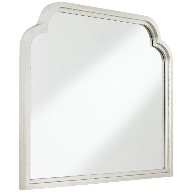 Uttermost Naomi Silver Leaf 40" x 30" Rectangular Wall Mirror, 5 of 8
