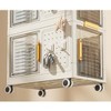 4-Tier Rolling Storage Bookcase with Wheels, Large Capacity Storage bins, Mobile Multifunction Utility Rolling Storage Organizer, Mobile Shelf - 3 of 4