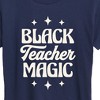 Women's - Instant Message - Black Teacher Magic Short Sleeve Graphic T-Shirt - 2 of 4