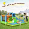 Costway 6 in 1 Inflatable Giant Kids Water Park Bounce House with Dual Climbing Walls 735W Blower included - 4 of 4