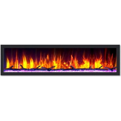 Dynasty Fireplaces Dynasty Cascade Linear Electric Fireplace