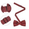 INSPIRE CHIC Men's Textured Solid Color Pre-tied Bow Ties - 2 of 3