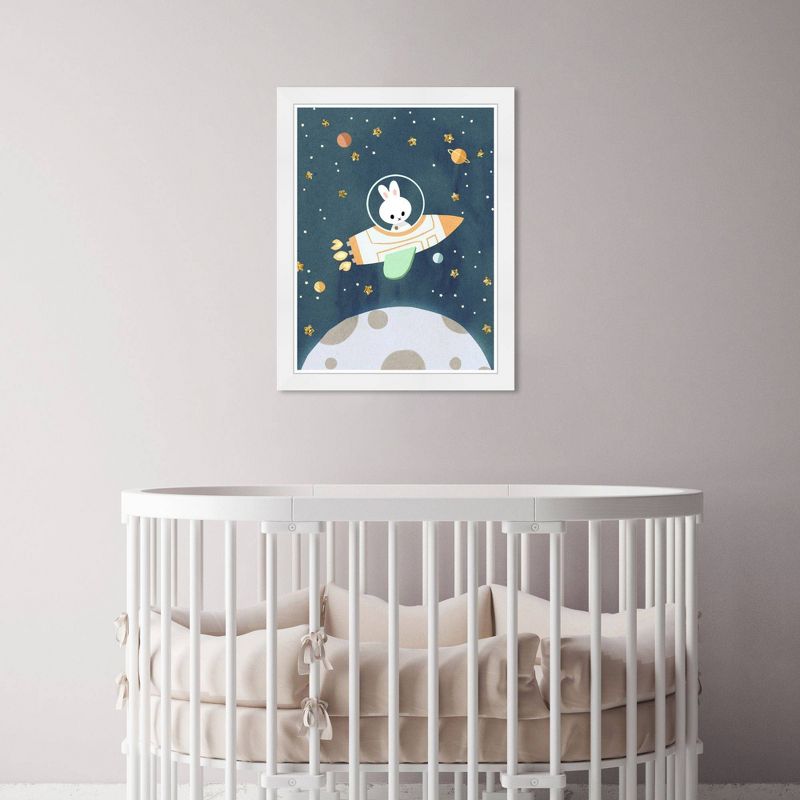 15&#34; x 21&#34; Space Bunny Astronomy and Space Framed Art Print - Wynwood Studio, 4 of 7