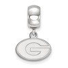 Black Bow Jewelry Sterling Silver Georgia Bulldogs NCAA Bead Charm - 2 of 4