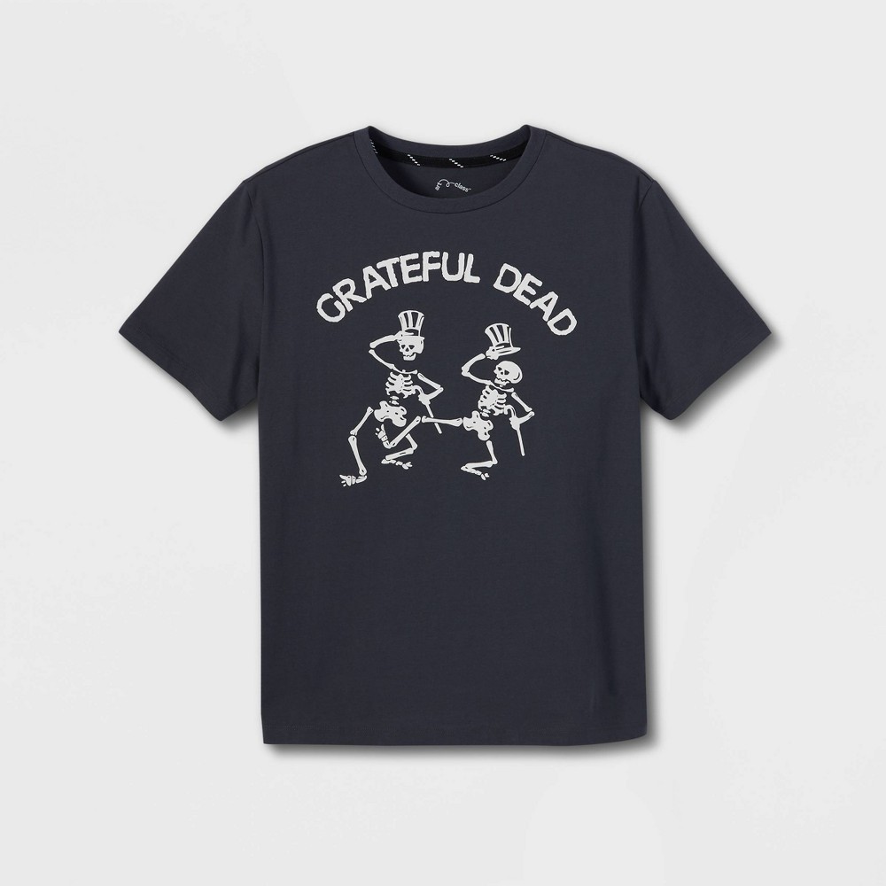 Size S (6/6X) Boys' Grateful Dead Short Sleeve Graphic T-Shirt- art class Charcoal Gray S