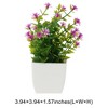 Unique Bargains Artificial Tree Greenery Plant Plastic 2.76"x2.76"x7.09" 1 Pc - 3 of 4