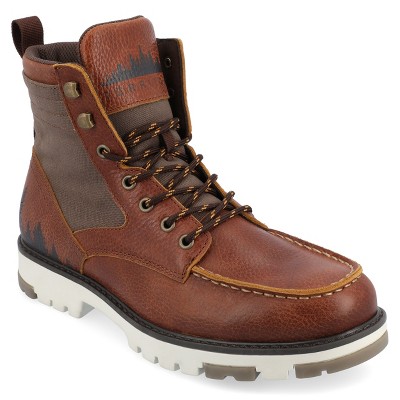 Territory Timber Water Resistant Moc Toe Lace-up Ankle Boot