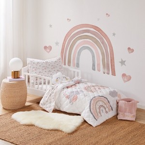 Rainbow Dreams 5pc Toddler Bed Set - Levtex Baby - 1 of 4