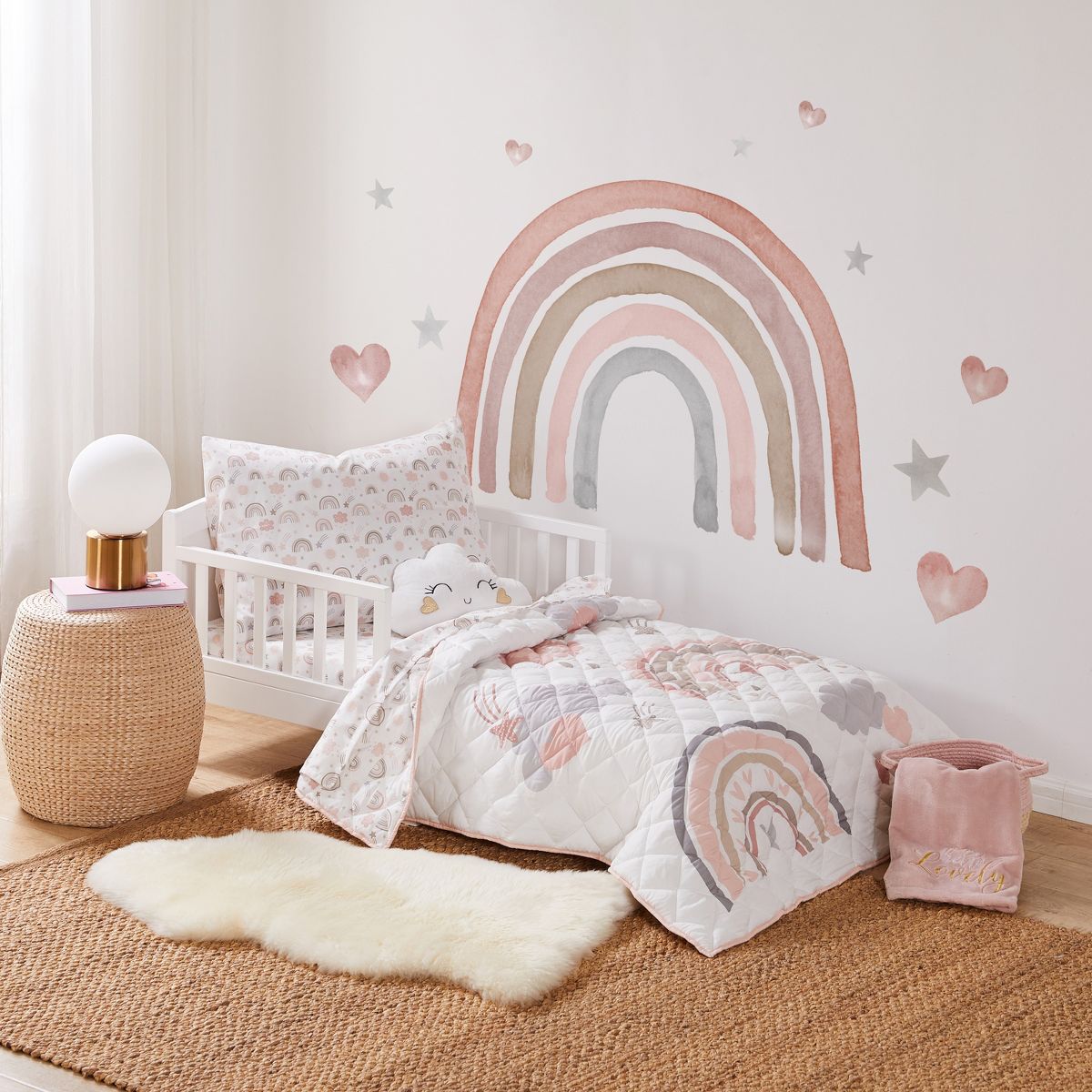 Rainbow Dreams 5pc Toddler Bed Set - Levtex Baby