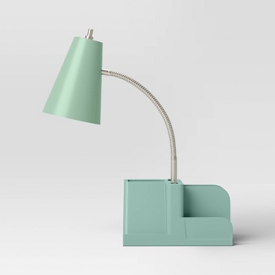 Image of Organizer Table Lamp Versatile Green - Room Essentials™