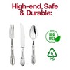 Smarty Had A Party Silver Baroque Plastic Cutlery Set - 240 Sets - 4 of 4