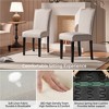 Yaheetech Set of 4 Modern Upholstered Dining Chairs for Living Room, Dining Room, Home, Kitchen - 4 of 4