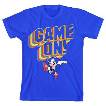 Sonic the Hedgehog Game On! Youth Royal Blue Graphic Tee