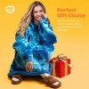 Joyfy Wearable Blanket Hoodie for Kids Adults, Christmas Oversized Flannel Fleece Sweatshirt Blanket, Cozy Blanket Birthday Gift for Family Girls Boys - 2 of 4