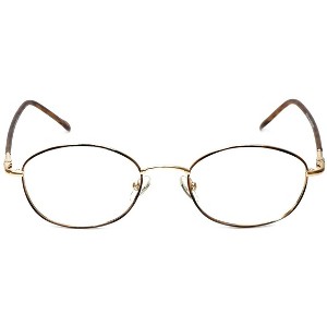 FlexPlus Progressive Lens Blue Light Reading Glasses Model 109 Shiny-Brown 41mm - 1 of 4