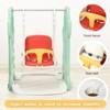 7 in 1 Toddler Slide and Swing Set, Kids Freestanding Slide Climber with Adjustable Swing and Basketball Hoop - 4 of 4