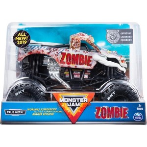 Monster Jam, Official Zombie Monster Truck, Collector Die-Cast Vehicle, 1:24 Scale - 1 of 3