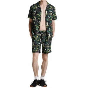 Men's Lemurs Print Shorts - Poplin & Co - 1 of 2