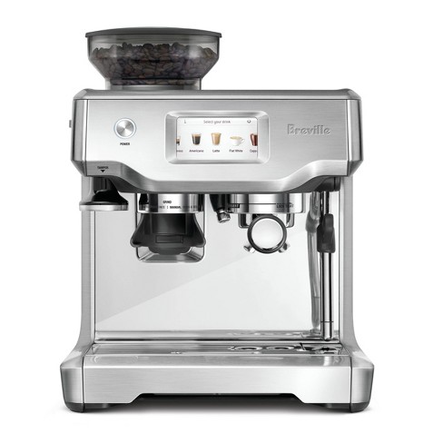 Breville Stainless Steel Barista Express Espresso Machine Light Silver  Bes870xl : Target