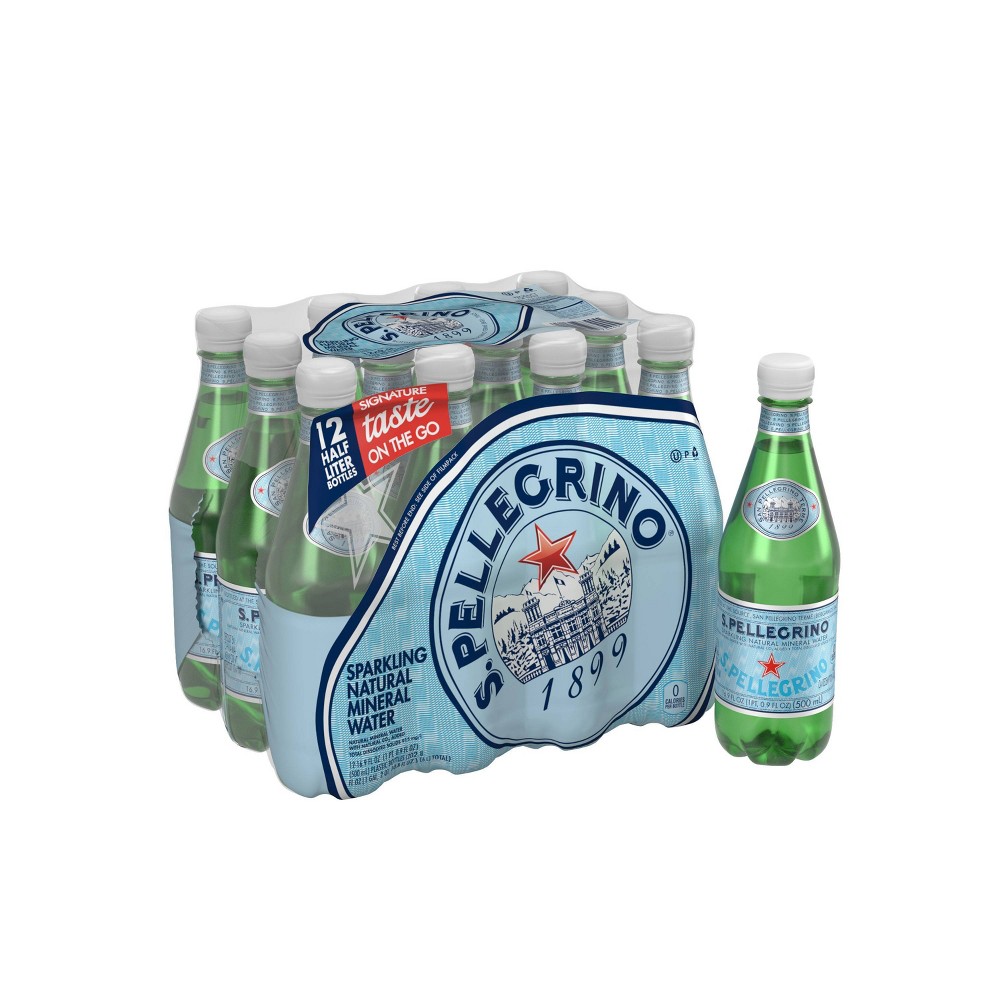 UPC 041508734455 product image for San Pellegrino Sparkling Natural Mineral Water - 12pk/16.9 fl oz Bottles | upcitemdb.com