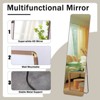 Glasflength Full Length Mirrors Floor Standing Wall Mirror, Bedroom Foyer, Clothing Store, Wall Mounted Mirror, Square Light Brown, 16.5"*0.57"*60" - 2 of 4