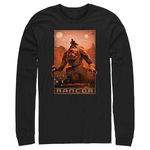 Men's Star Wars: The Book of Boba Fett Rancor on the Loose Long Sleeve Shirt - 1 of 4