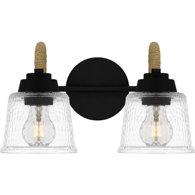 Quoizel Lighting Seabreeze 2 - Light Vanity in  Matte Black