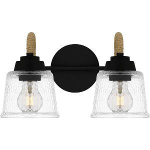 Quoizel Lighting Seabreeze 2 - Light Vanity in  Matte Black - 1 of 1