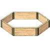 Gardener’s Supply Company Pollinator Garden Bed Elevated Cedar Planter Box | Heavy Duty Hexagon Shape w/ Aluminum Corners for Outdoor Plants & Flower - 2 of 4
