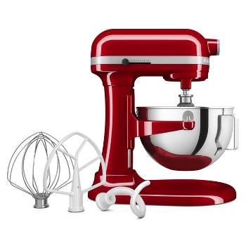 KitchenAid Fitted Stand Mixer Cover for Tilt head stand mixer models  (4.5-quart and 5-quart), Empire Red