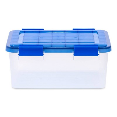 IRIS 19qt WeatherPro Plastic Storage Bin