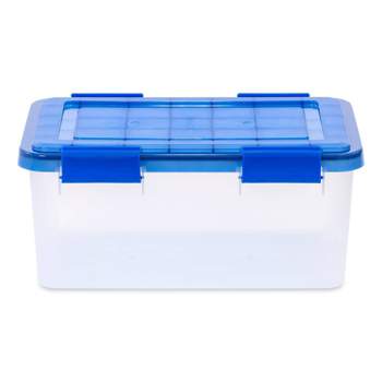IRIS WeatherPro Plastic Storage Bin with Lid