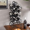 Boersma 8-Bottle Freestanding Metal Wine Rack, Portable,4-Tier for Desktop,Restaurant,Wine Cellar - 3 of 4