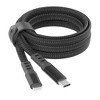 Just Wireless Ultra Braided Lightning to USB-C Flat Cable - 4 of 4