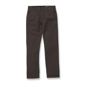 Dickies Women's Relaxed Fit Straight Leg Cargo Pants, Rinsed Black (RBK),  4RG