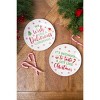 Gallerie II 6" Christmas Cute Humor Decorative Serving Plates, Set of 2 - 4 of 4