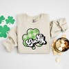 Simply Sage Market Women's Graphic Sweatshirt Buffalo Plaid Lucky - 3 of 3