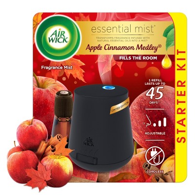 Air Wick Essential Air Freshener Mist Kit - Apple & Cinnamon - 0.67 fl oz/2pk